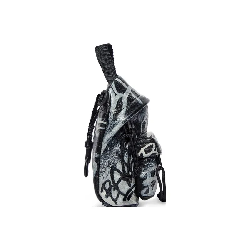 Balenciaga Explorer Sheepskin Backpack Mini Men's Black-2