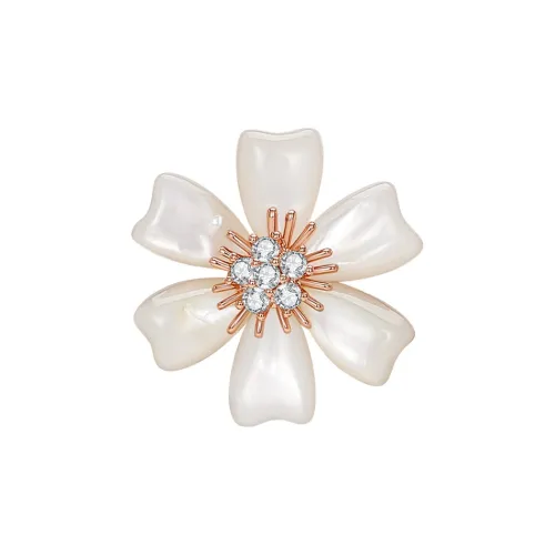 JAY Brooches Women's White