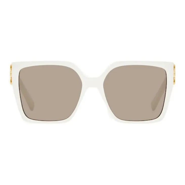 GIVENCHY Plate Frame Square Sunglasses Women's White-0