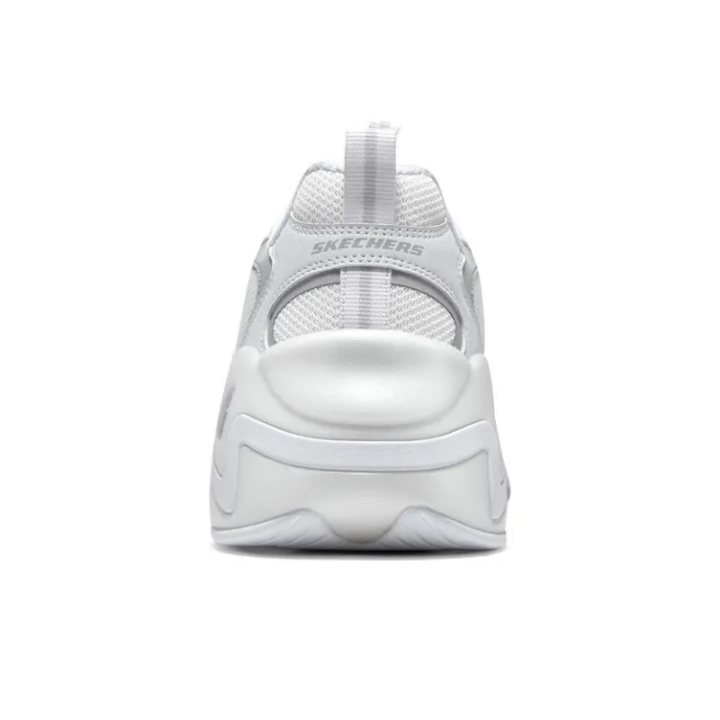 Skechers DLites Hyper Burst Sneaker 'Grey White' Women's-3