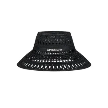 Givenchy Logo Embroidered Lace Bucket Hat