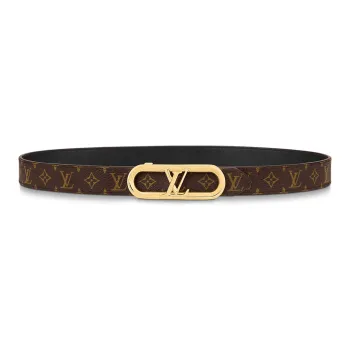 LOUIS VUITTON My Lv Chain 25mm Reversible Belt