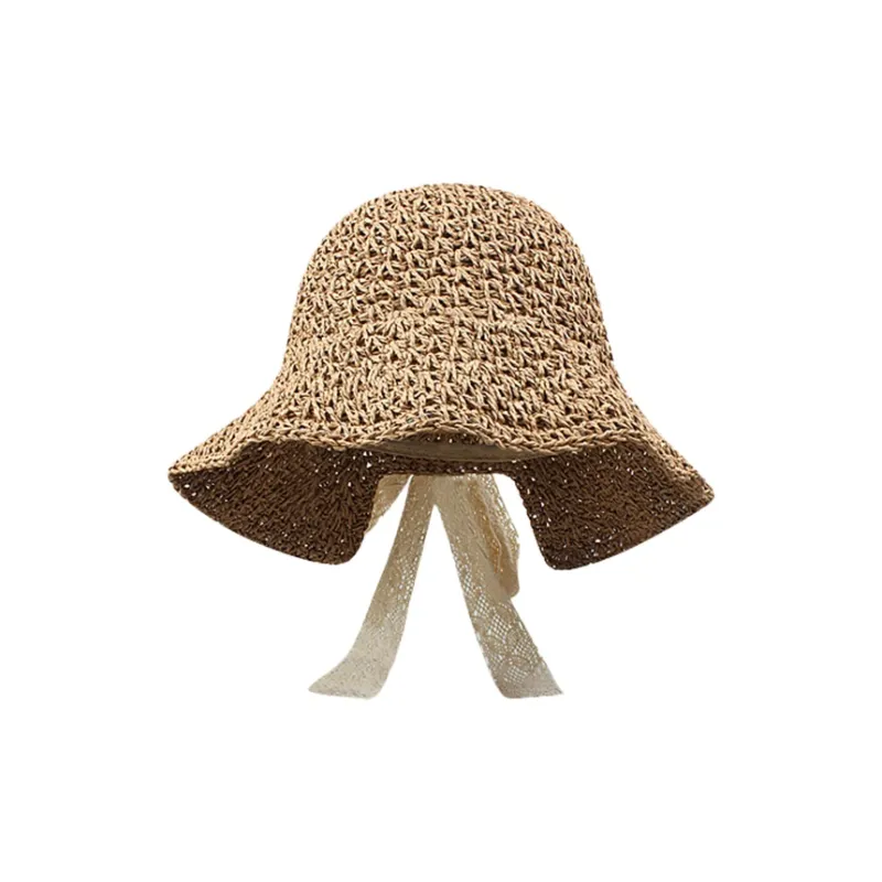 MUSTKOO Raffia Sun Protection Hats Unisex-0