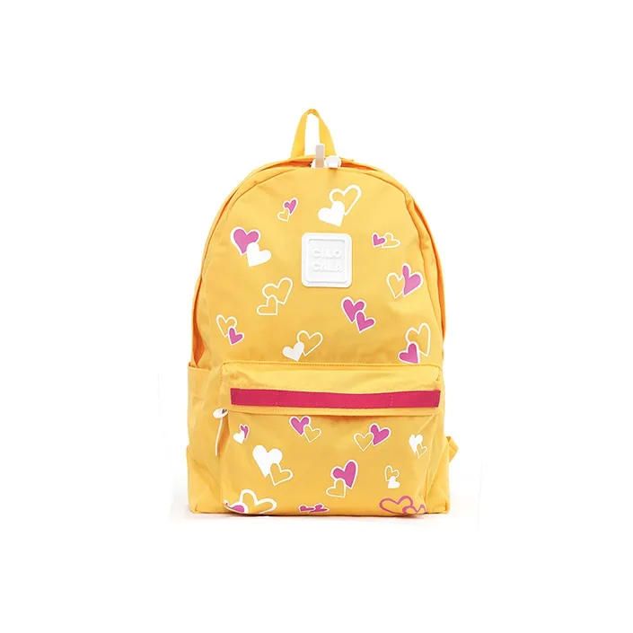 CILOCALA Polyester Backpack Large Size Unisex Emerald, Pink, Yellow, Black-9