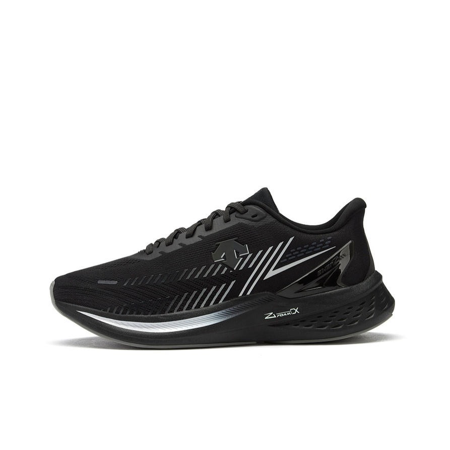 DESCENTE RUNNING Running Shoes Unisex Low-Top Black - POIZON