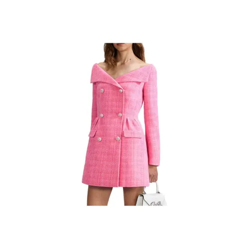 Self-portrait Long-Sleeved Dresses Women's Pink