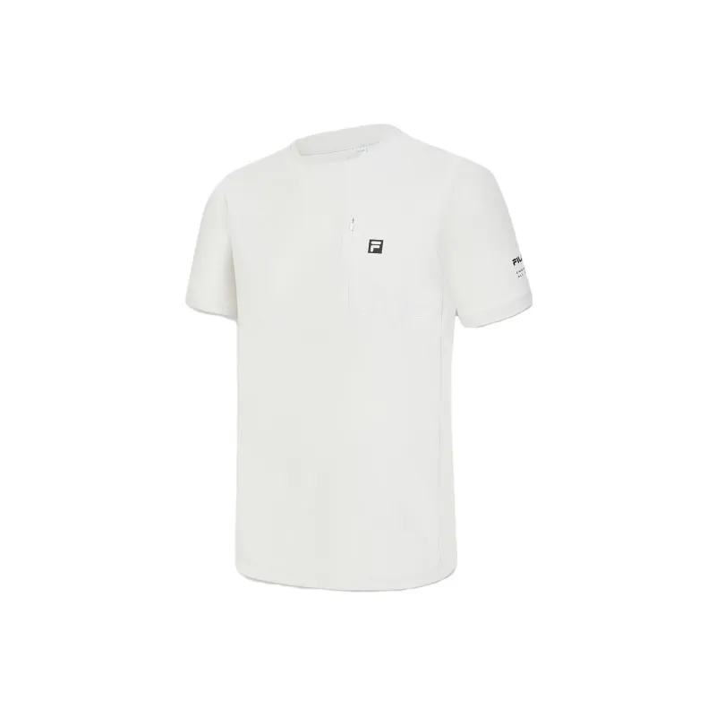 FILA T Shirts Men Hu Pink Gray-1