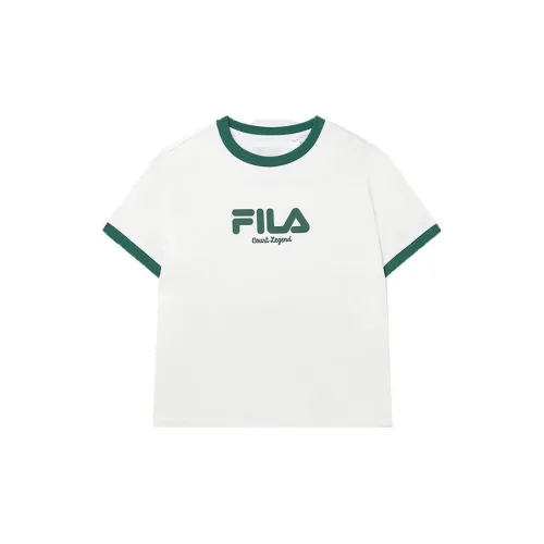 FILA T-Shirts Women's Cloud White