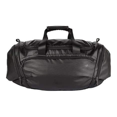 TAJEZZO PVC Travel Bag Large Size Unisex Black-0