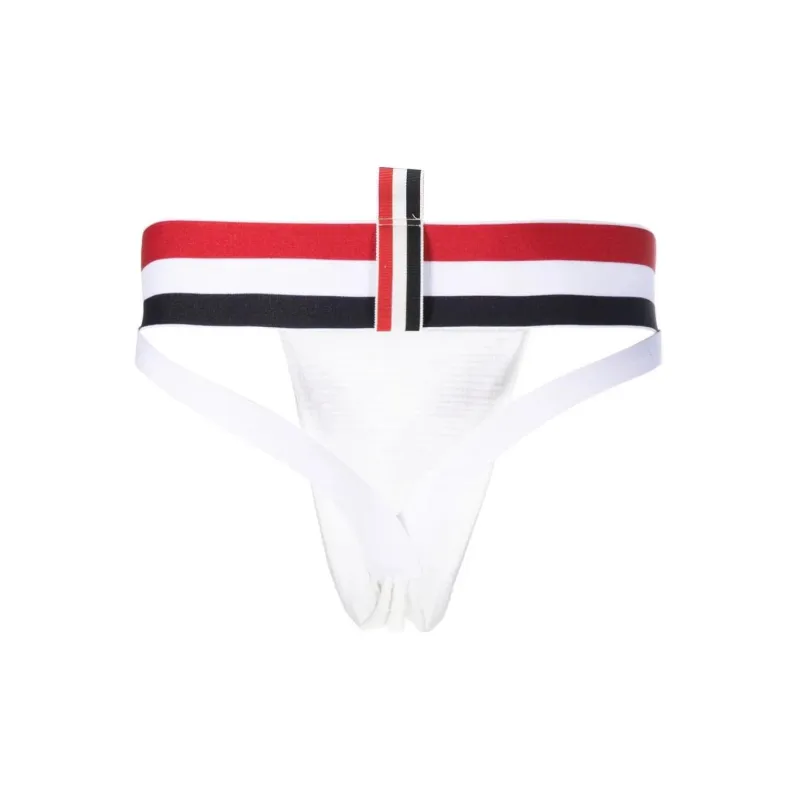 THOM BROWNE RWB stripe Jock strap Briefs-1