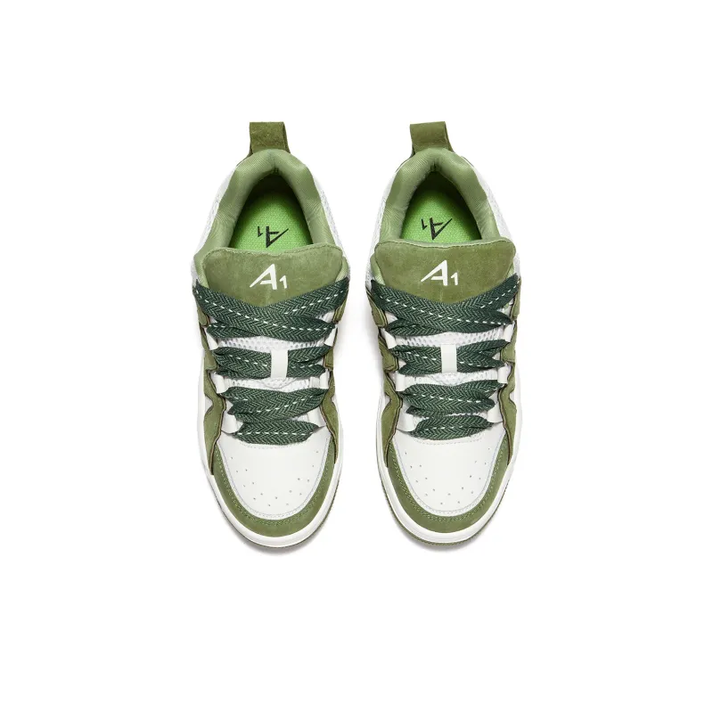 A1 Wear-Resistant Height Increasing Low-Top Puffy Shoes Unisex-9