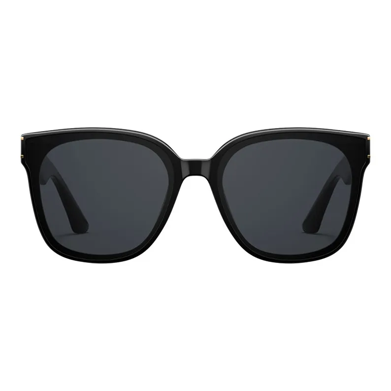PARZIN TR90 Square Sunglasses Unisex Black-11