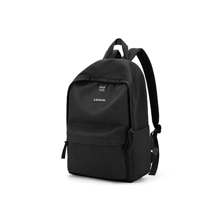QING QI ZHE Canvas Backpack Backpack Backpack Travel Bag Regular Unisex Black/White/Gray-7