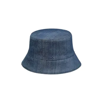 LOUIS VUITTON Cotton Bucket Hats Men's Blue