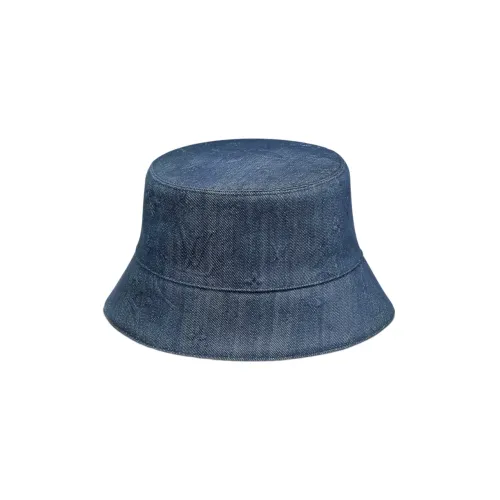 LOUIS VUITTON Cotton Bucket Hats Men's Blue