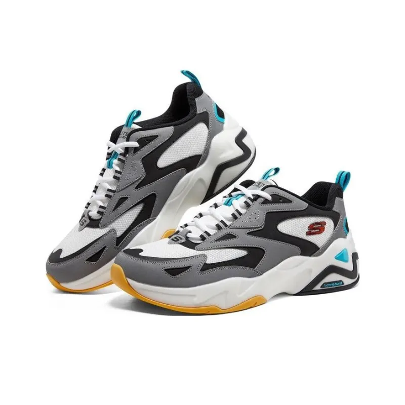 Skechers D'Lites Hyper Burst 'Grey White Multi'-2