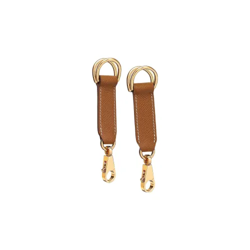 HERMES Epsom Calfskin Shoulder Strap Bag Straps Women's 37 Gold Gold
