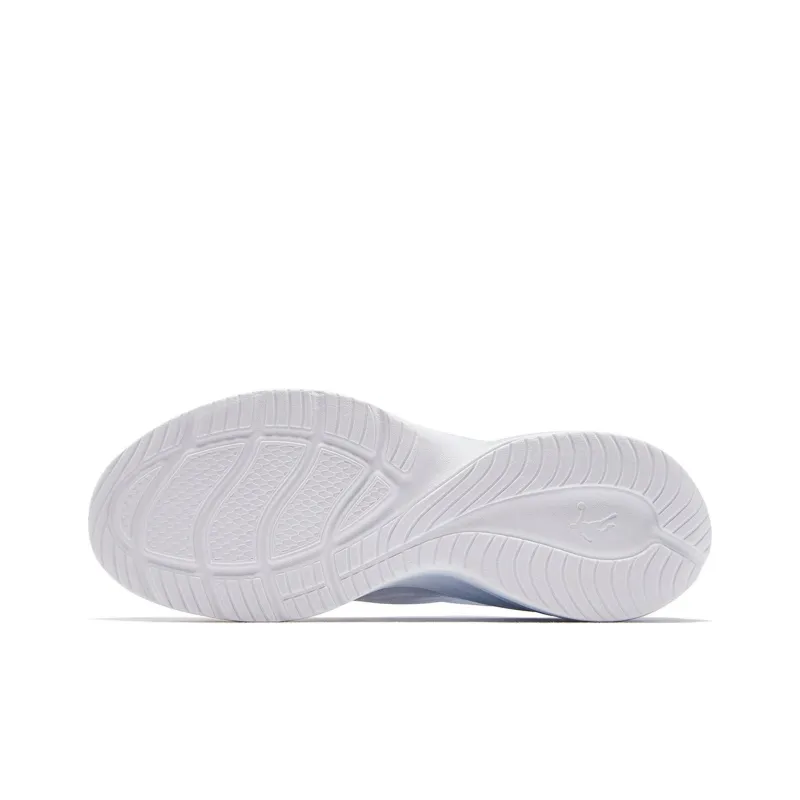 QIAODAN Light Speed 2.0 Cushioning, Slip Resistant, And Abrasion Resistant Low Top Running Shoes Men's Blue White-4