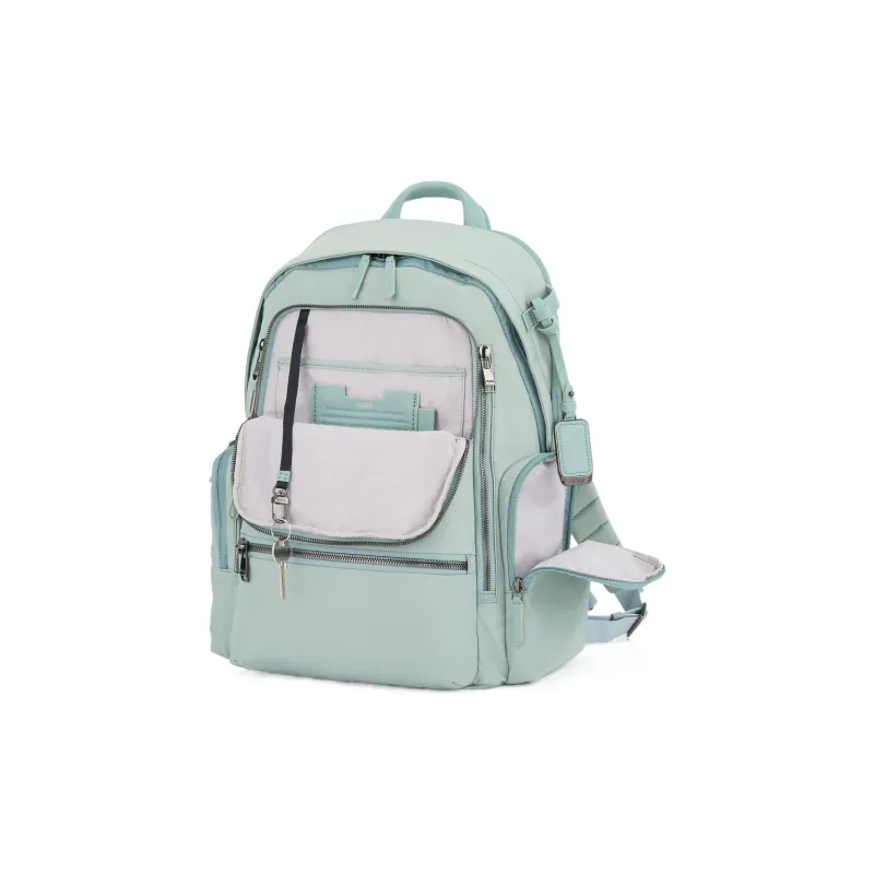 TUMI Voyageur Nylon Laptop Backpack Large Size Women's Misty Blue-1