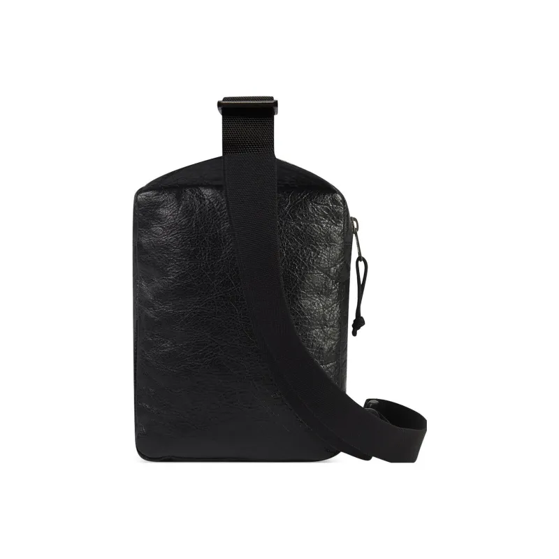 Balenciaga Explorer Sheepskin Shoulder Bag, Crossbody Bag Men's Black-3