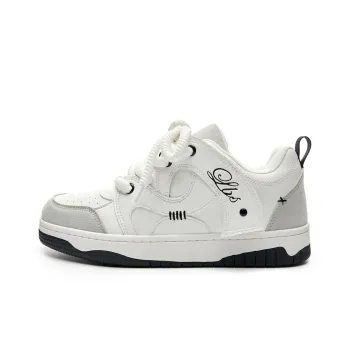 LAZY BONS Height Increasing Abrasion Resistant Breathable Slip Resistant Low Top Skateboard Shoes Unisex