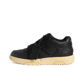 OFF WHITE Out Of Office Ooo Low Tops Black Gum