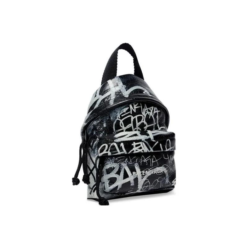 Balenciaga Explorer Sheepskin Backpack Mini Men's Black-1