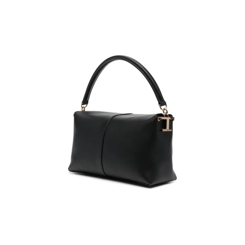TOD'S Calfskin Handbag Women's Black-3