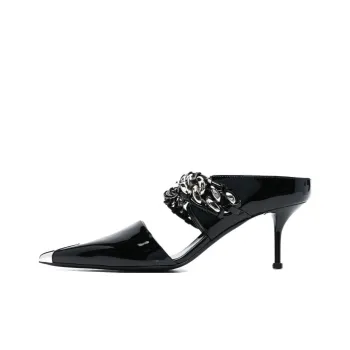 Alexander McQueen Pointed Toe Slip-On Sandals Women's