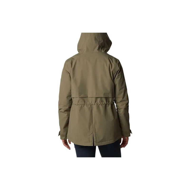 Columbia Windbreaker Jackets Women's Green-1