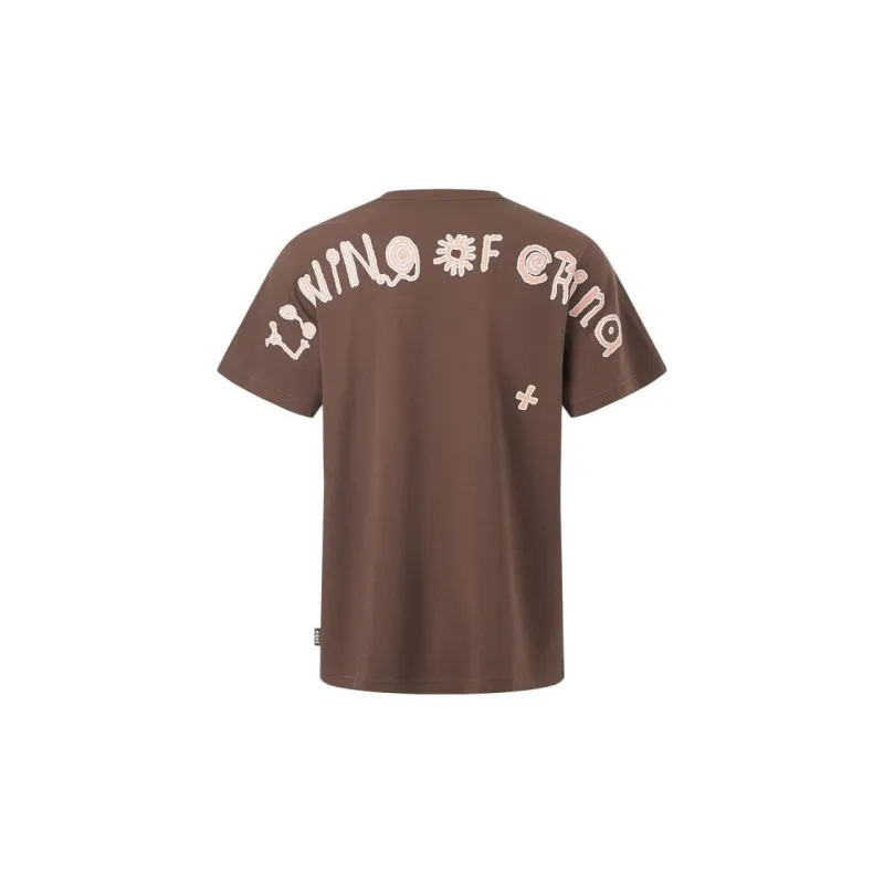 LiNing T-Shirt Unisex Earth Brown-1