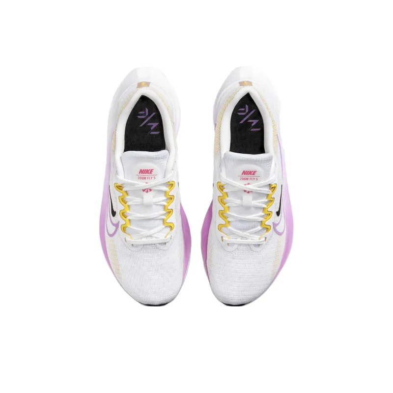 Nike Zoom Fly 5 White Rush Fuchsia Women's-3