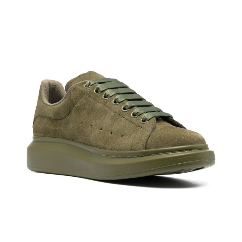 Alexander McQueen Oversized Sneaker 'Moss Green Suede'-2