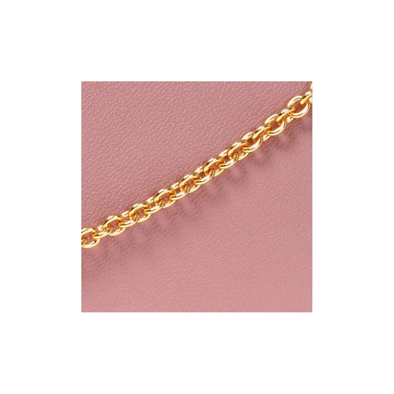 Burberry Envelope Bag Chain Shoulder Bag Crossbody Bag Women's Pink-4