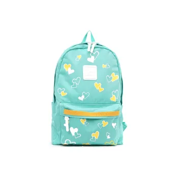 CILOCALA Polyester Backpack Large Size Unisex Emerald, Pink, Yellow, Black