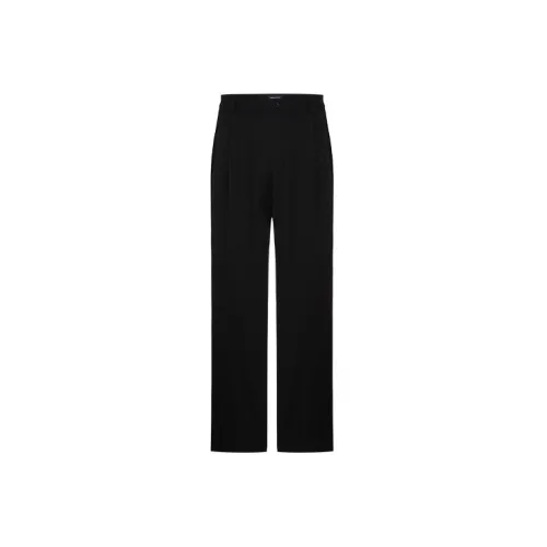 URBAN REVIVO Suit Trousers Men Jet Black