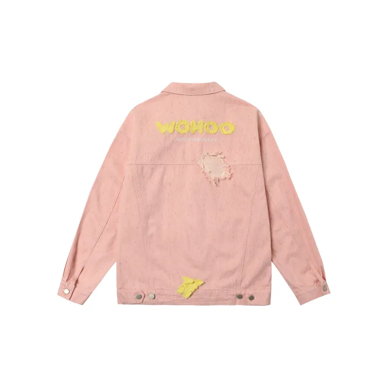 WOHOO Denim Jackets Unisex-1