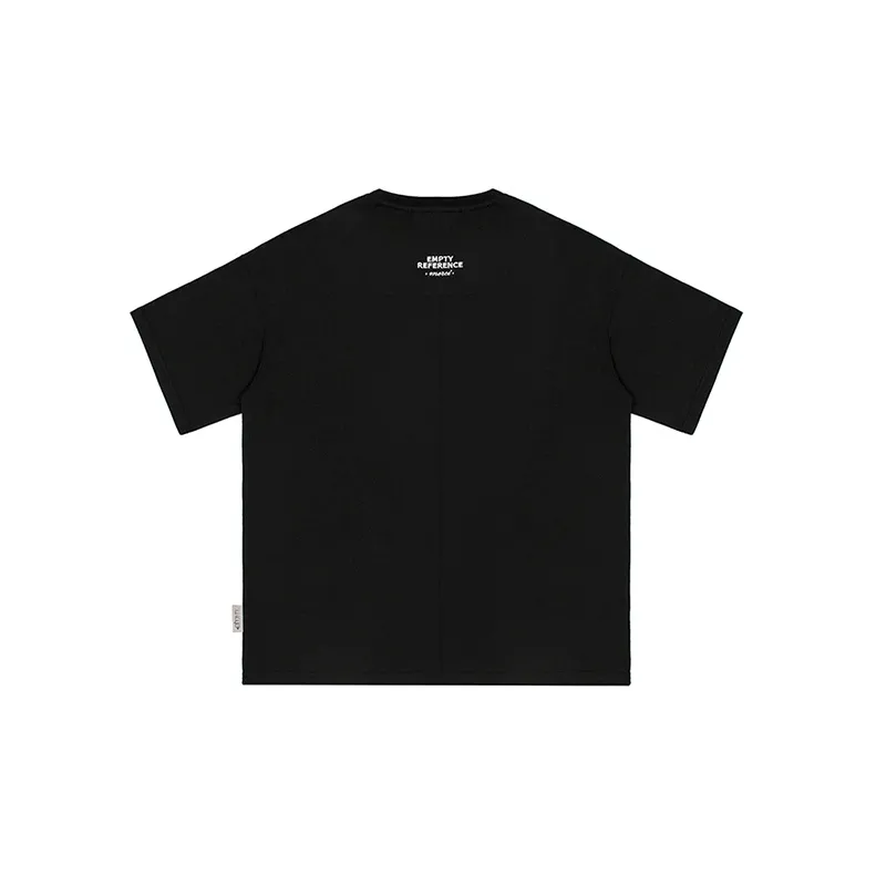 EMPTY REFERENCE Doberman Series Short Sleeved T Shirts Unisex Black-1