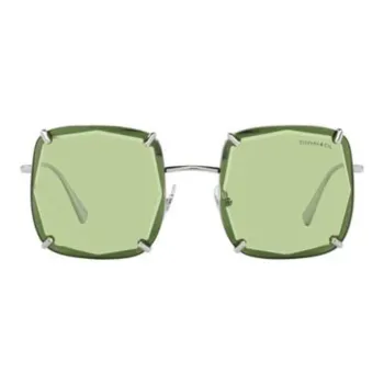 TIFFANY & CO. Square Sunglasses Women's Silver