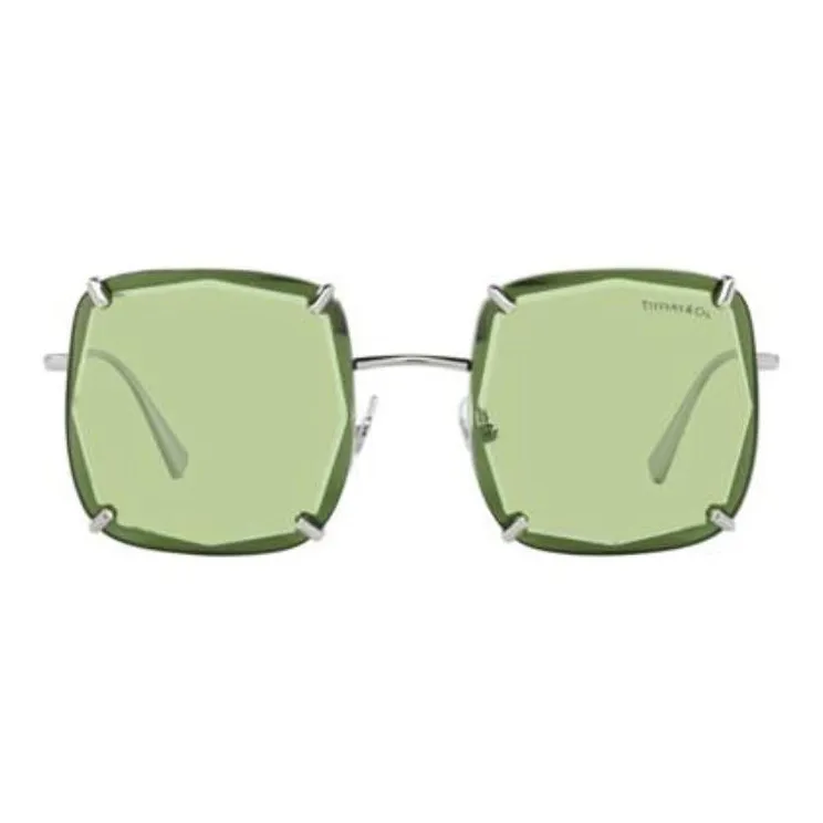 TIFFANY & CO. Square Sunglasses Women's Silver-0