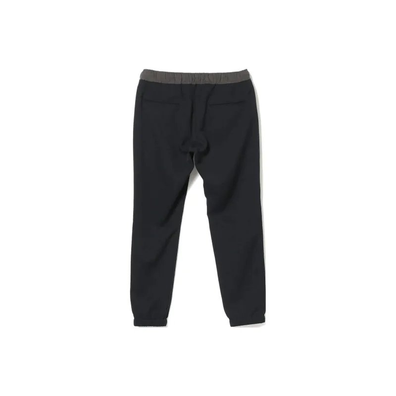 Beams Knitted Sweatpants Men Navy Blue-1