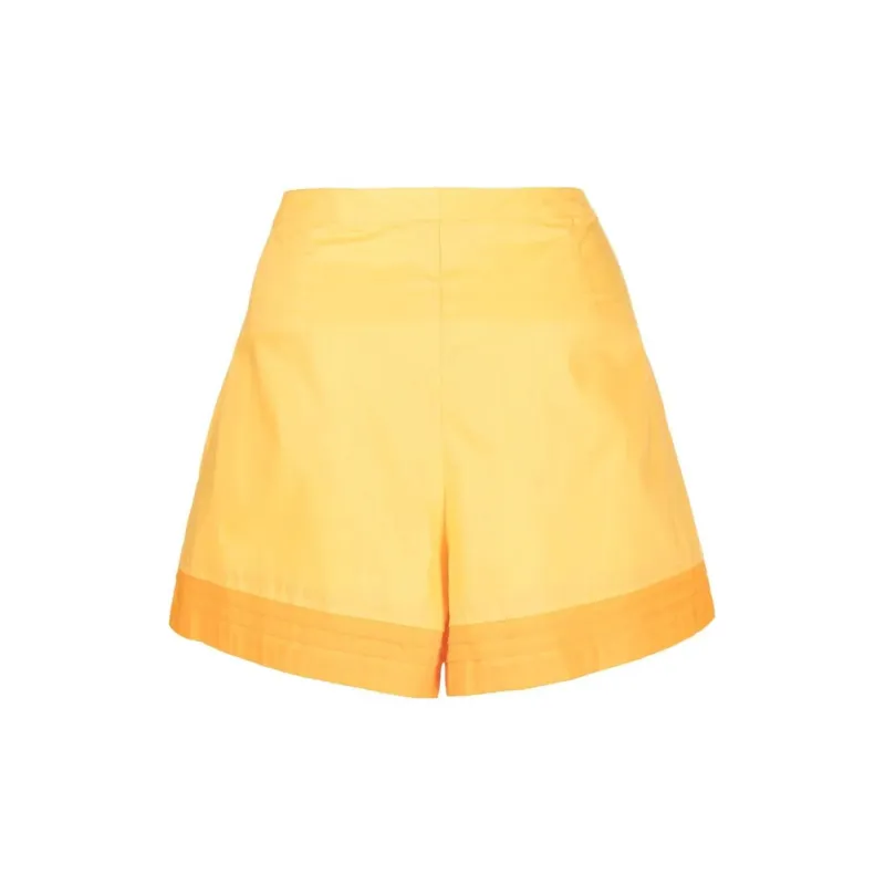 Staud Casual Shorts Women's Yellow-1