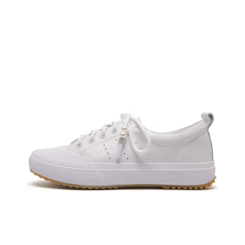 PACO GIL Skateboard Shoes Women's Low-Top White