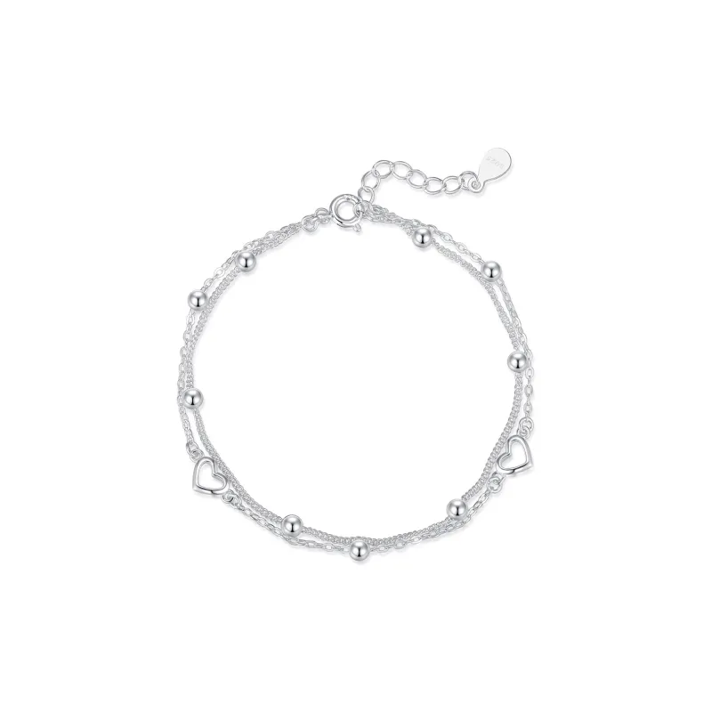 Zeroline S925 Silver Anklets Women's-0