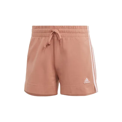 Adidas Essential Casual Shorts Women's Rock Earth Brown