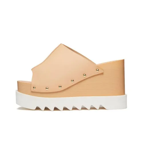 Stella McCartney Elyse Studded Wedge Sandals