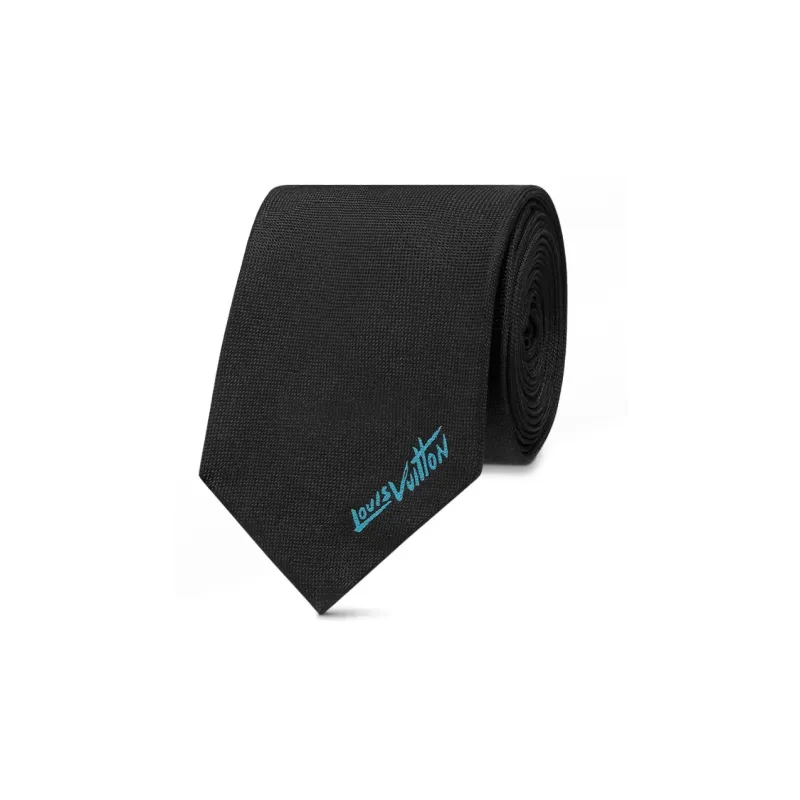 LOUIS VUITTON MNG COMICS Ties Men's Black-1