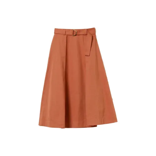 Beams Casual Long Skirts Women's Orange