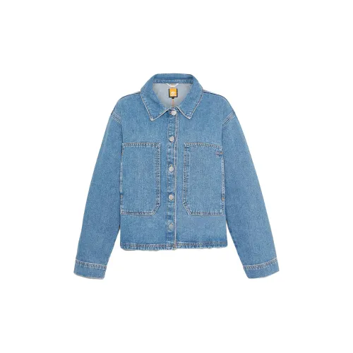 Timberland Denim Jackets Women's Blue