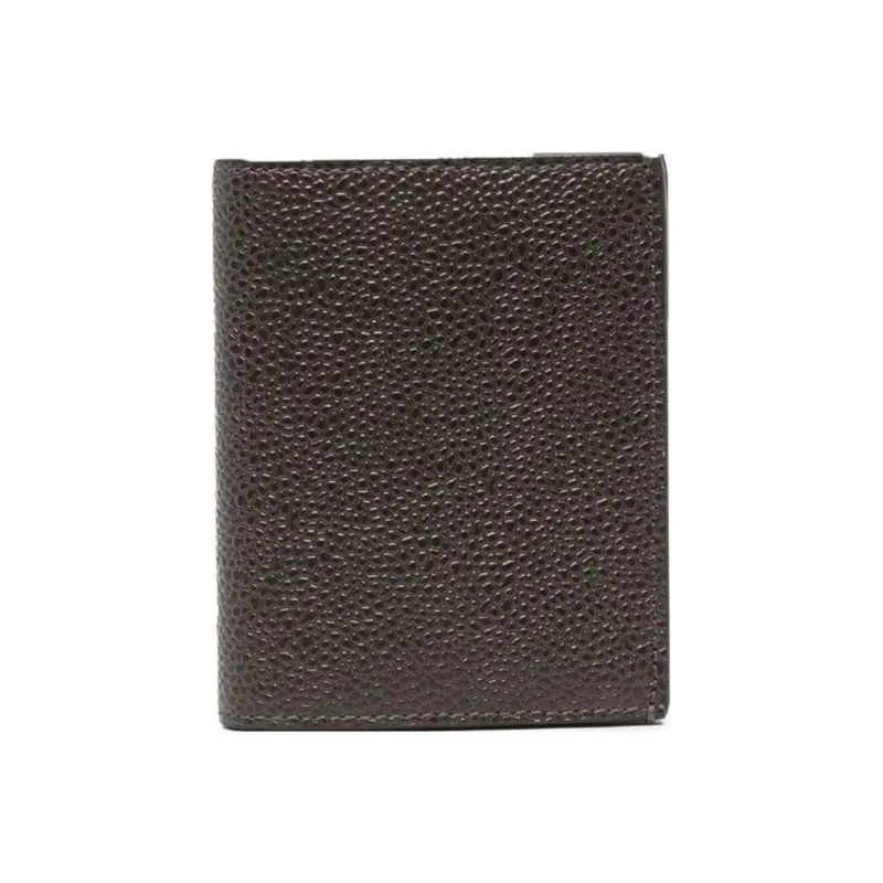 THOM BROWNE Pebbled Folded Wallet-0
